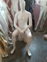 Fiber Male Sitting Mannequin Age Group: Adults