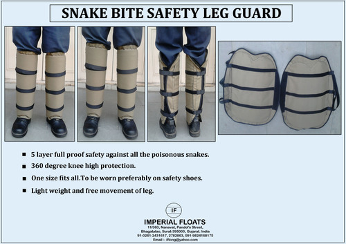 Snake Bite Safety Leg Guard By IMPERIAL FLOATS