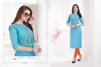 Fancy Embroidery Work Kurtis
