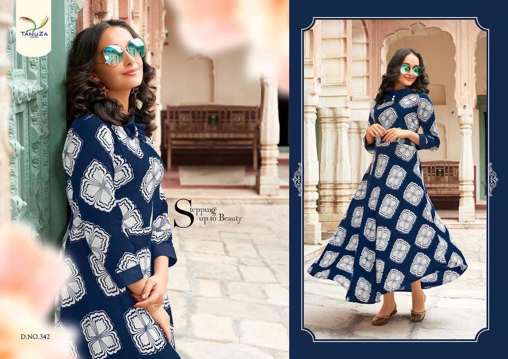 Fancy Rayon Anarkali Kurtis