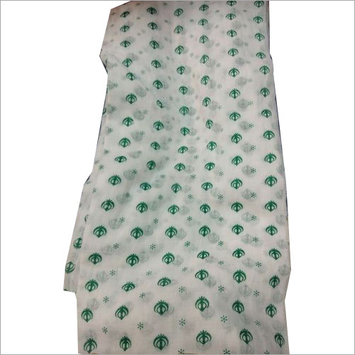 Ladies White Khanda Print Dupatta