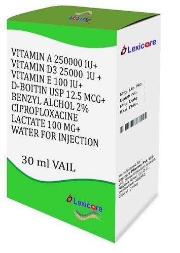 Liquid Vitamin A And Vitamin D3 Injection