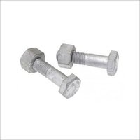 Galvanized Hex Bolt - Quality Grade Steel, High Tensile Strength, Rust Proof, Versatile Fastening Solutions For Wood And Metal