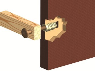 Wood Insert D-Nut