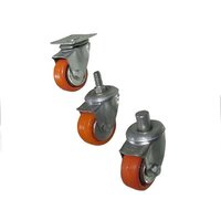Puff Castor Wheel - Color: Orange