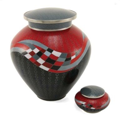 Opulence Cloisonne Copper & Enamel Cremation Urn