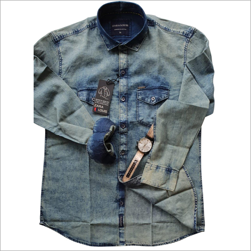 Mens Denim Full Sleeve Shirts Mens Denim Full Sleeve Shirts