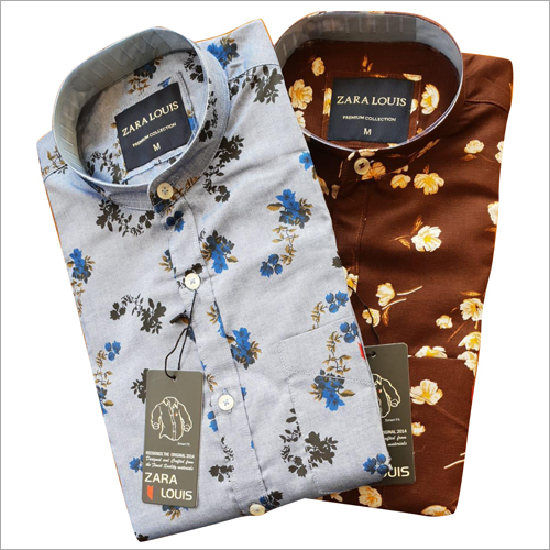 Mens Cotton Printed Shirts Mens Cotton Printed Shirts