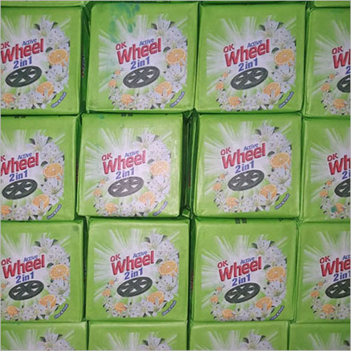 Ok Wheel Dish Wash Bar - Active Agents, Custom Size, Green Color | Dual Activity for Utensil Cleaning & Odor Elimination, No White Residue Left