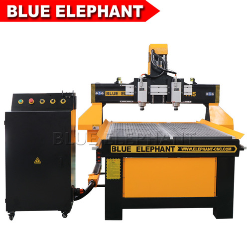Vacuum Cleaning System Chinese Cnc Machine 1115 Wood Machinery Designed With 2 Spindles For European Furniture