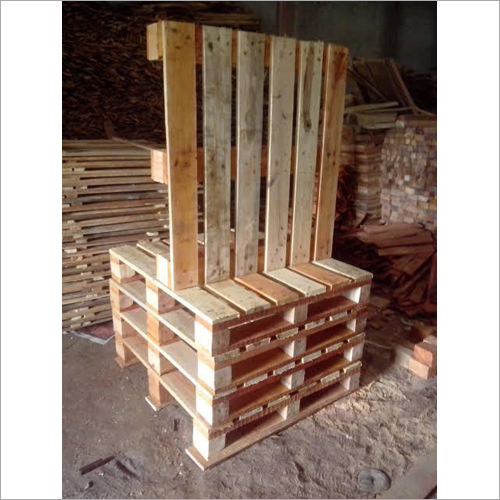 Industrial Heavy Wooden Pallet Box - Solid Wood, Variable Size, Unpainted | Durable, Weather Resistant, Heavy-Duty, Stackable