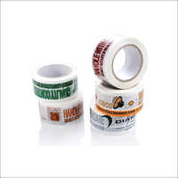 Industrial Bopp Printed Adhesive Tape - Color: White