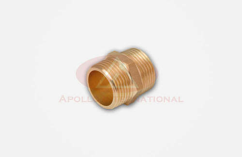 Brass CP Hex Nipple Brass CP Hex Nipple