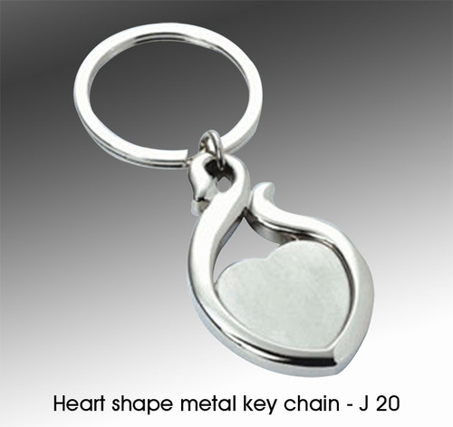 Pvc Heart Shape Keychain