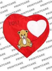 Teddy Heart Pillow