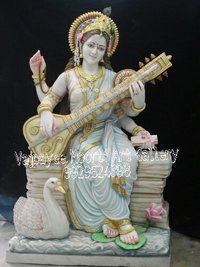 Marble Saraswati Murti