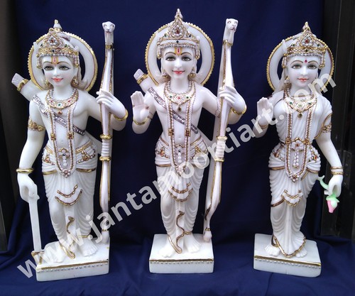 White Marble Ram Darbar Statue