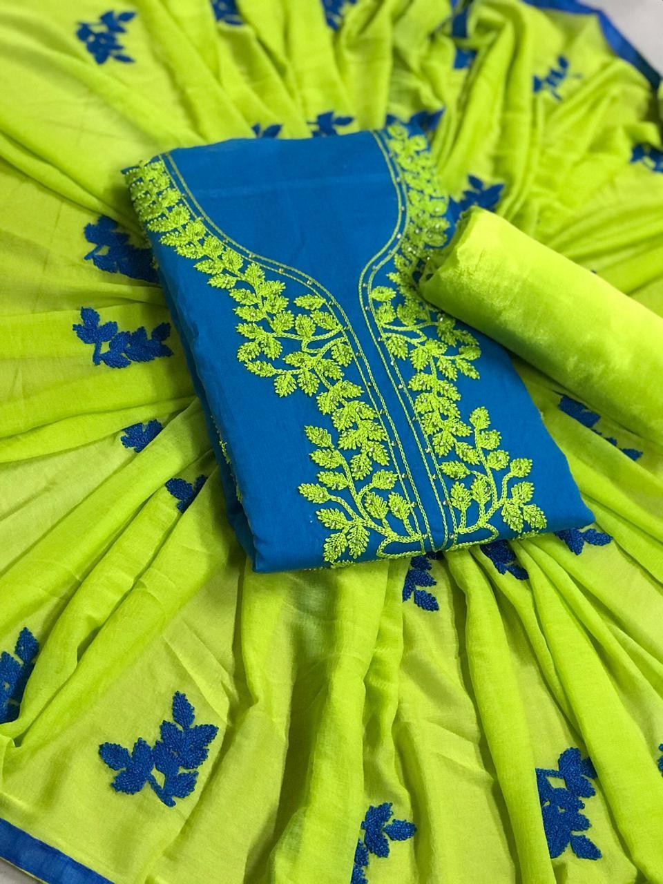 Exclusive Embroidered Ladies Dress Material