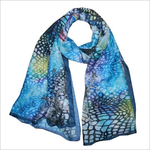 Mix Color Digital Printed Shawl With Borders
