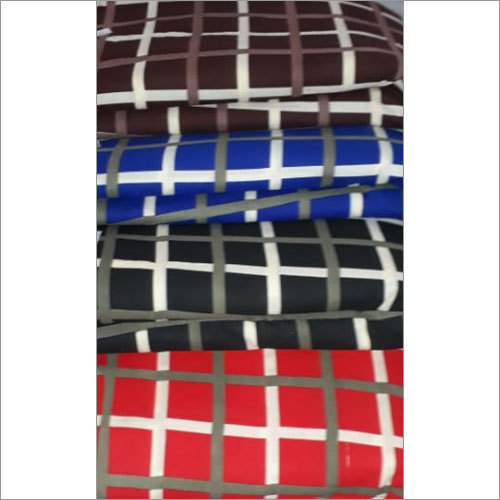 Pigment Large Check Cotton  Fabric