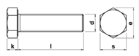 HEX Screws Stainless Steel DIN 933