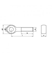 SWING EYE BOLTS Stainless Steel
