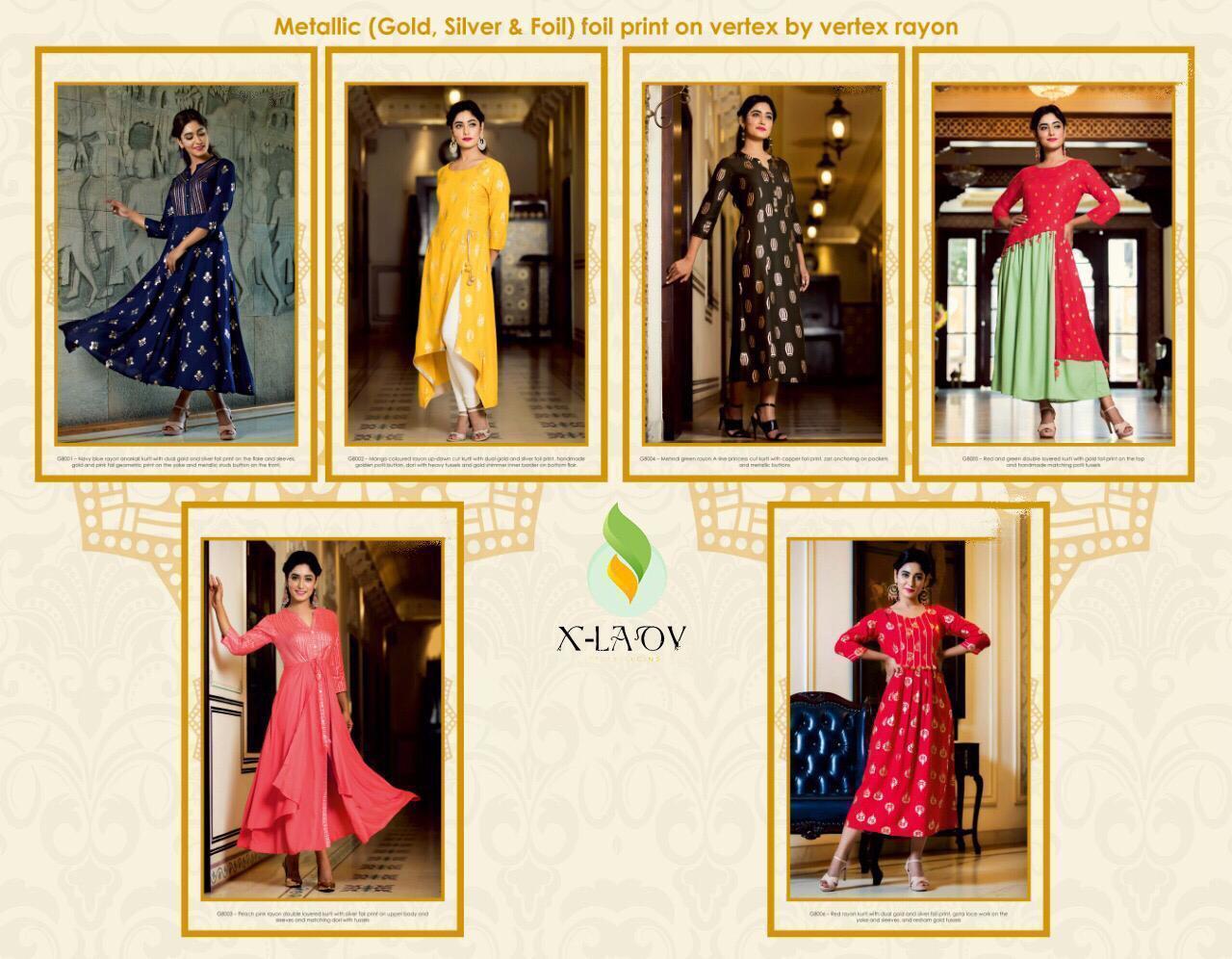Ladies Flavour New Designer Rayon Work Kurtis