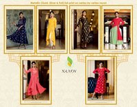 Ladies Flavour New Designer Rayon Work Kurtis