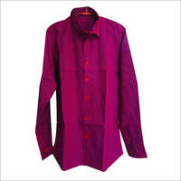 Ladies Shirt - Cotton, Medium Size, Pink Color | Long Sleeves, Collar Neck, Regular Fit, Advanced Fashion Design