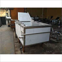 Potato Chips Batch Fryer - Stainless Steel, Customizable Dimensions, 100 Kg/hr Capacity | Gas/electric Heating System, Thermostat Temperature Control, Overheat Protection, Oil Filtration System