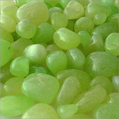Parrot Onyx Pebbles - 30mm Thick Polished Crystallized Glass | Smooth Texture High Impact Resistance Versatile for Design and Artifacts