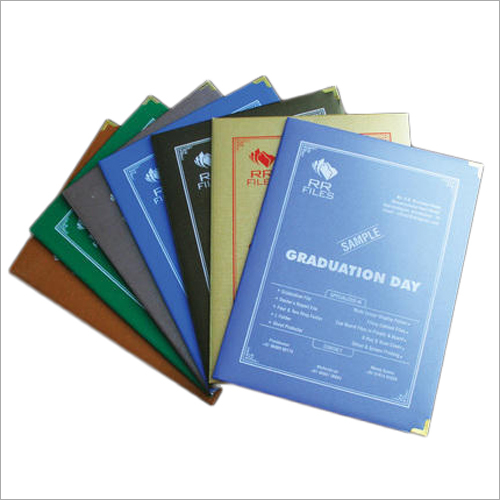 Convocation File Folder - Plastic, Square Shape, Modern Style | High Elasticity, Seamless Stitching, Soft Texture Finish, Professional Appearance