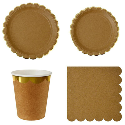 Personalized Kraft Paper Plates
