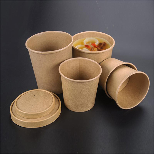 Pp Kraft Paper Soup Cup