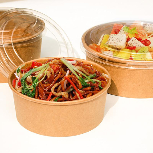 Kraft Paper Disposable Serving Bowl