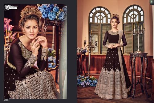 Blue New Designer Hevay Anaraklai Salwar Suits