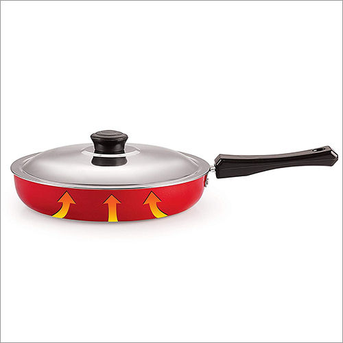 Nirlon Fry Pan With Stainless Steel Lid