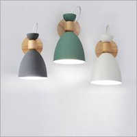 Led Wall Mounted Lights - Aluminum, Round Shape, 220 Volt, Colors: White, Green, Black | Alluring Look, Glare Alleviation, Mesmerizing Design