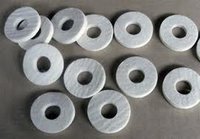 Felt Washer - Industrial Quality Felt, Non-woven Texture, White Color | Load Distribution, Insulation, Lightweight Protection
