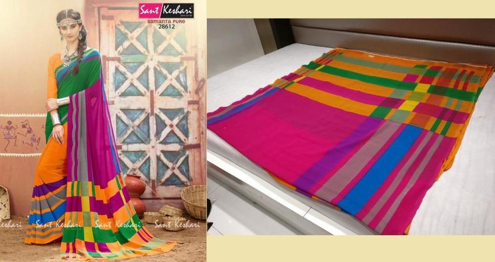 Print Georgette Sarees