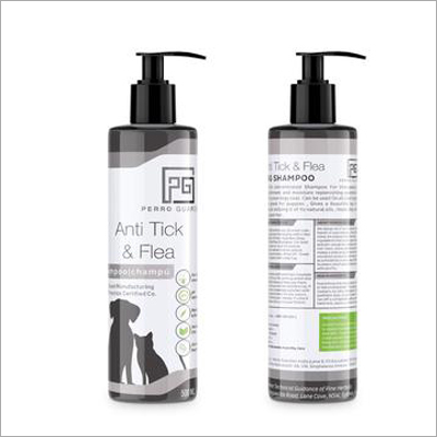 White Anti Tick Flea Pet Shampoo
