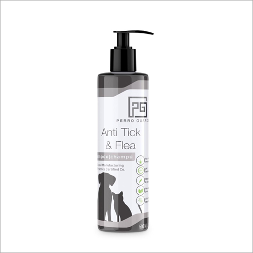 White Anti Tick Flea Dog Shampoo