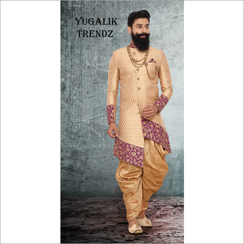 Men's Plain Wedding Sherwani