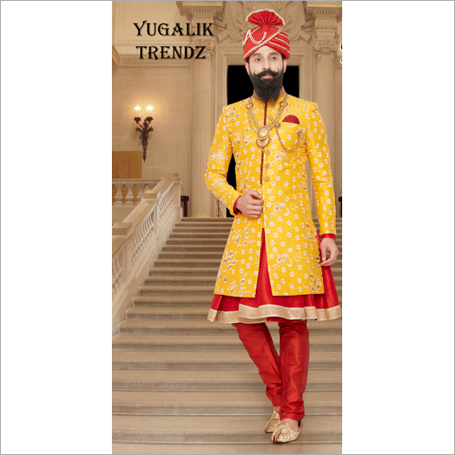 Men's Jacket Style Wedding Sherwani