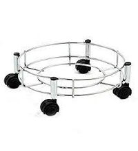 Steel Ss 4 Wheel Cylinder Trolley