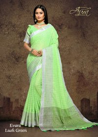 Fancy Linen Saree
