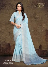 Fancy Linen Saree