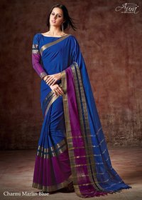 Ethnic Pure Cotton Silk Saree