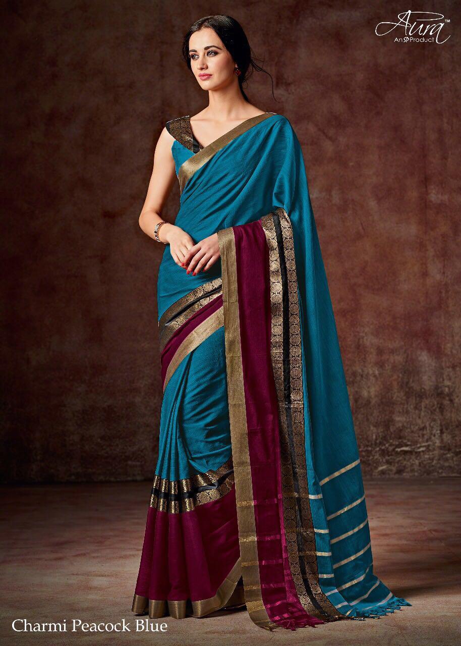 Ethnic Pure Cotton Silk Saree
