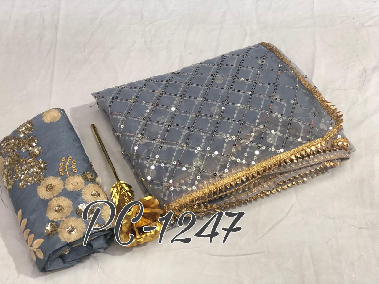 Soft Net Fashion Designer Partywear Sarees